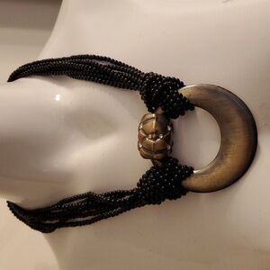 Metal Beaded Bohemian Necklace